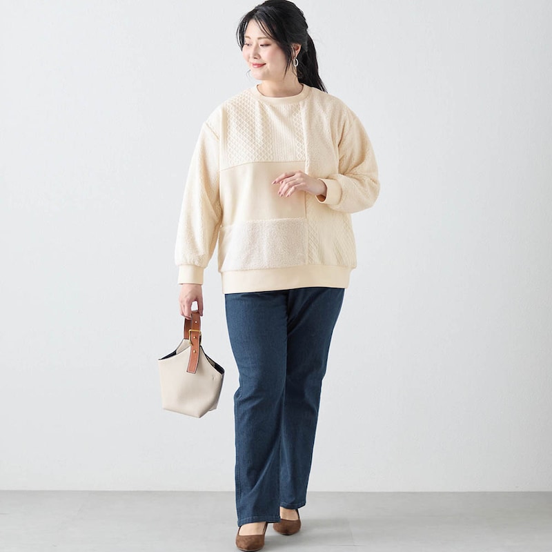 モデル身長168cm／4L・股下72cm