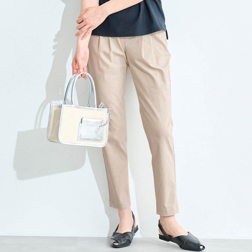 夏のリネン混 ・座(THE)パンツ 夏のリネン混 ・座(THE)パンツ