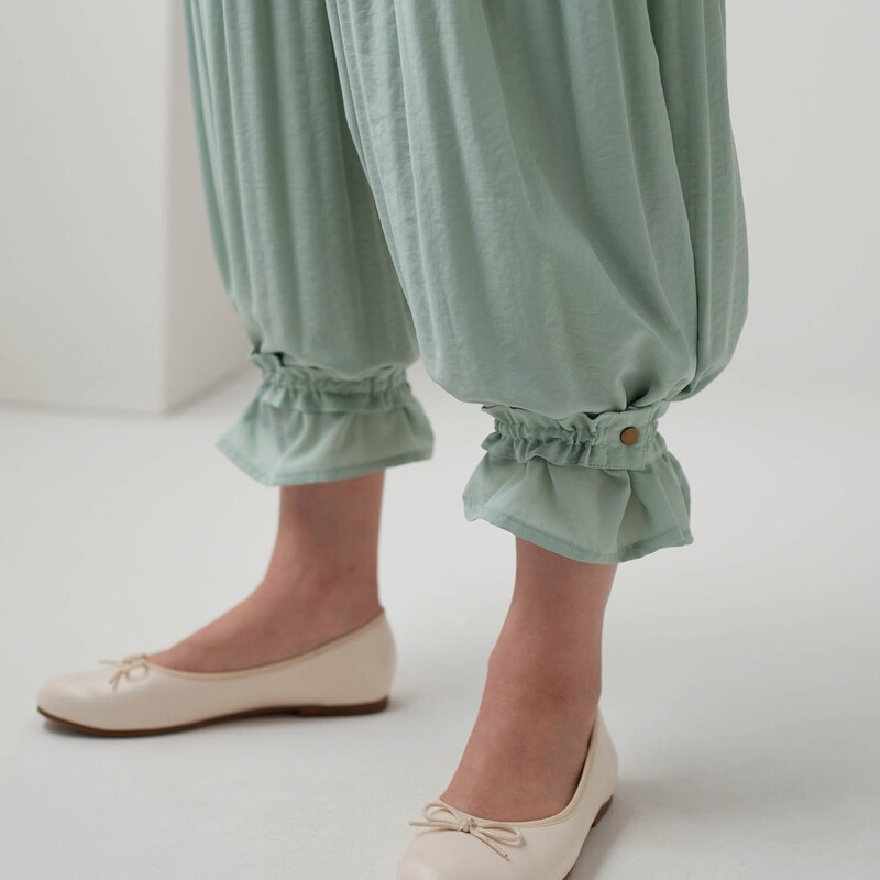 モニター人気 自転車派さんに コットンライクプリーツスカーチョ 丈が選べる ｓ ６ｌ 通販のベルメゾンネット