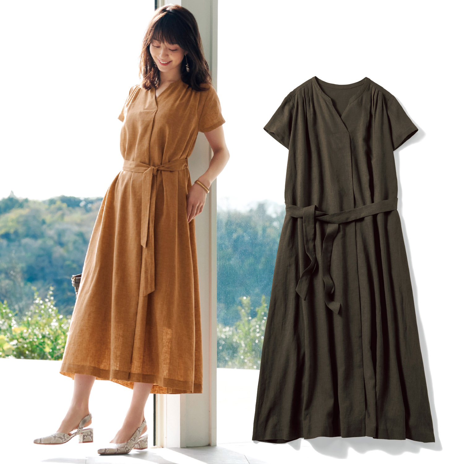 リサイクルリネン混ワンピース 日本製 スタイルノート Stylenote 通販のベルメゾンネット リサイクルリネン混ワンピース 日本製 スタイルノート Stylenote 通販のベルメゾンネット