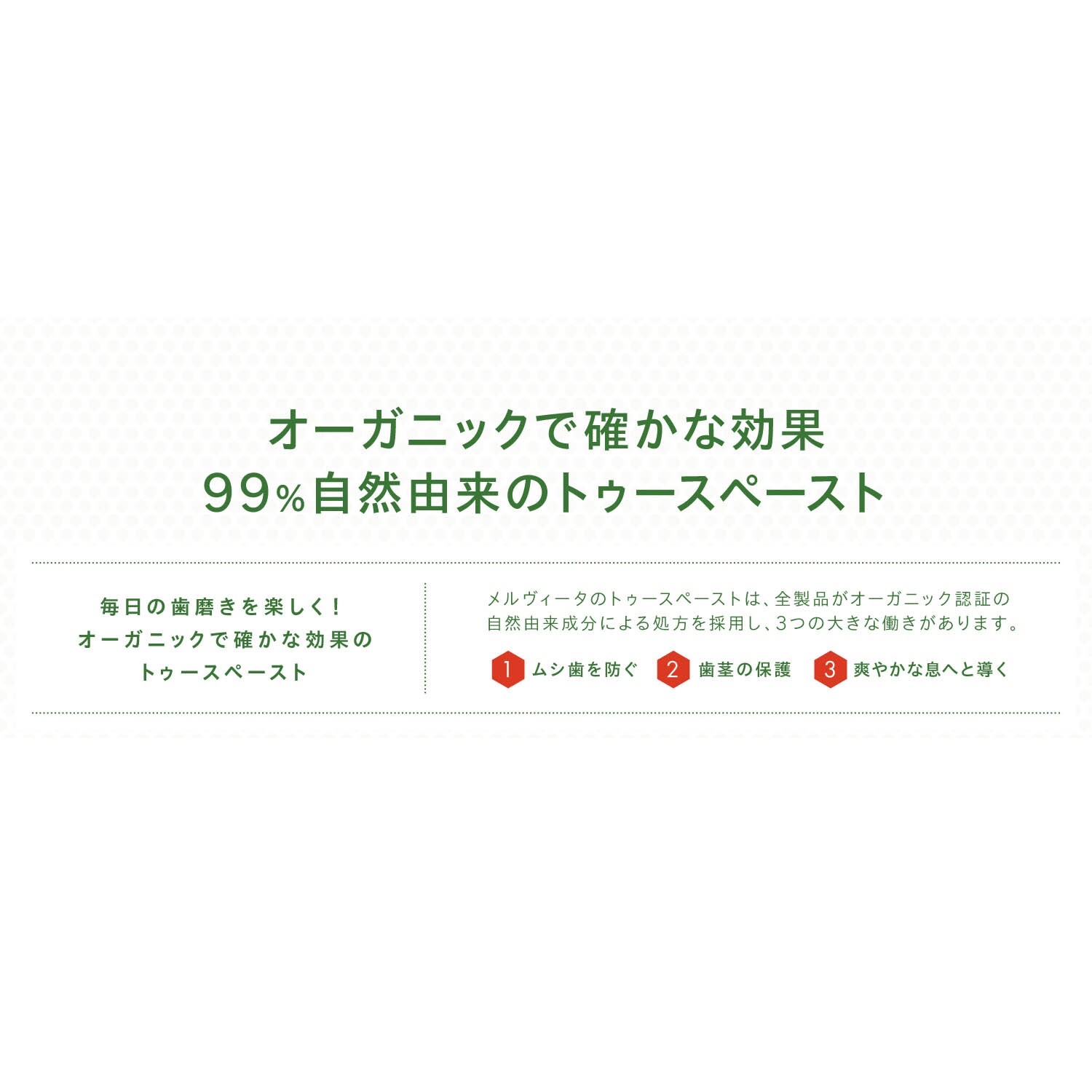 エッセンスｂｉｏ トゥースペースト メルヴィータ Melvita 通販のベルメゾンネット