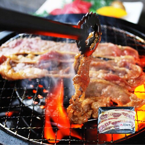 タレ漬け切り牛カルビ焼肉用セット