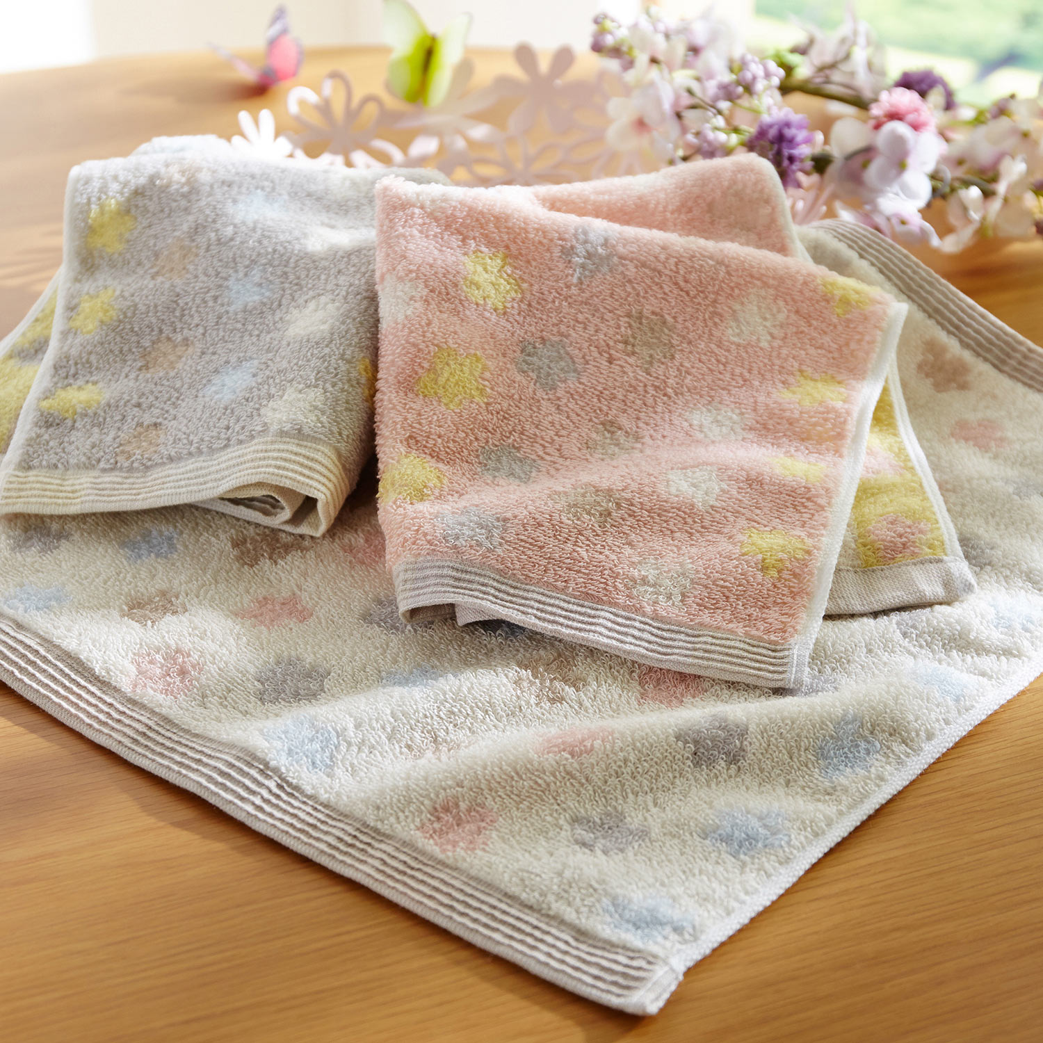 今治産 ジャガードハンドタオル同色2枚セット 日本製 通販のベルメゾンネット 今治産 ジャガードハンドタオル同色2枚セット 日本製 通販のベルメゾンネット