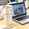 コンパクト電動コーヒーメーカー５段階調整可能 【保温マグ一体型で挽いてすぐ飲める】