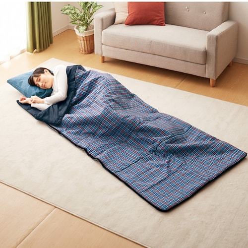 【防災 普段使い】アルミシート入りであたたかい洗える寝袋