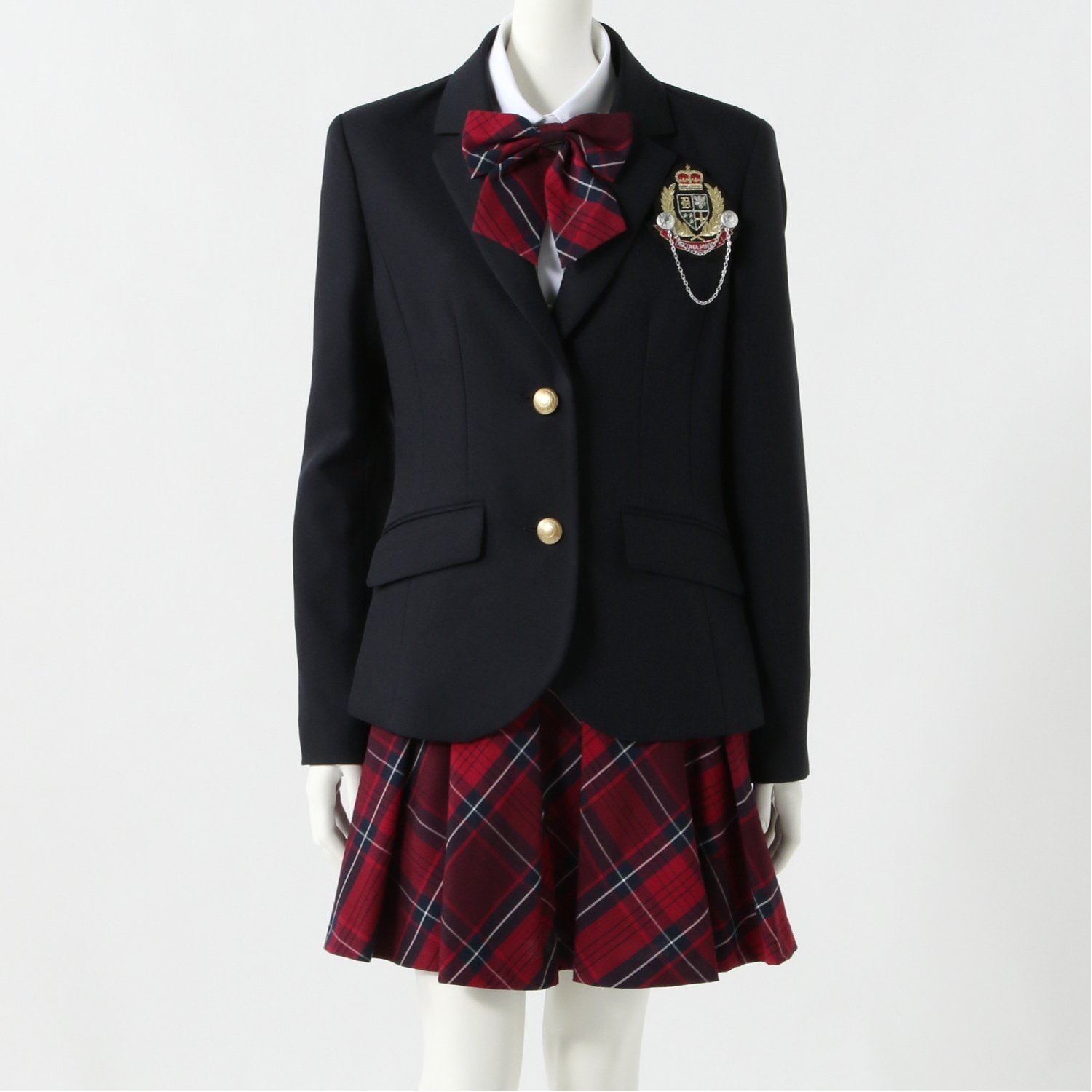 【デコラ ピンキーズ/DECORA PINKY'S】ネイビーブレザーベーシックスーツ【ジュニア服 フォーマル】