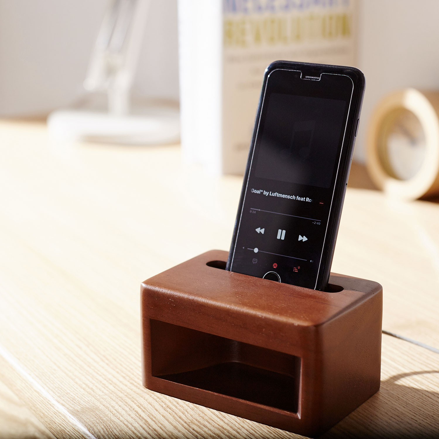 ウッドスピーカーにもなるスマホスタンド 通販のベルメゾンネット ウッドスピーカーにもなるスマホスタンド 通販のベルメゾンネット