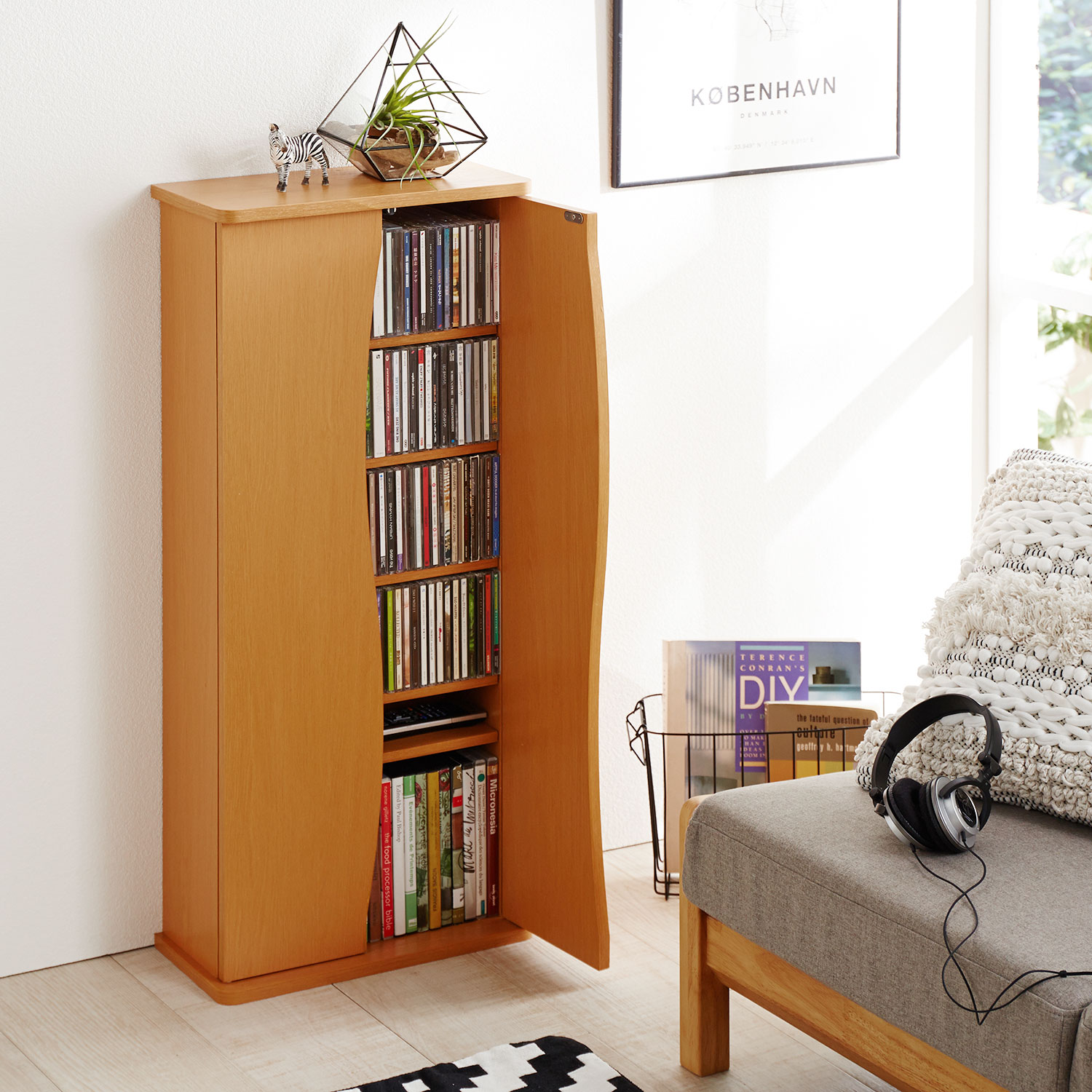 薄型コンパクト収納扉付き本棚 通販のベルメゾンネット 薄型コンパクト収納扉付き本棚 通販のベルメゾンネット