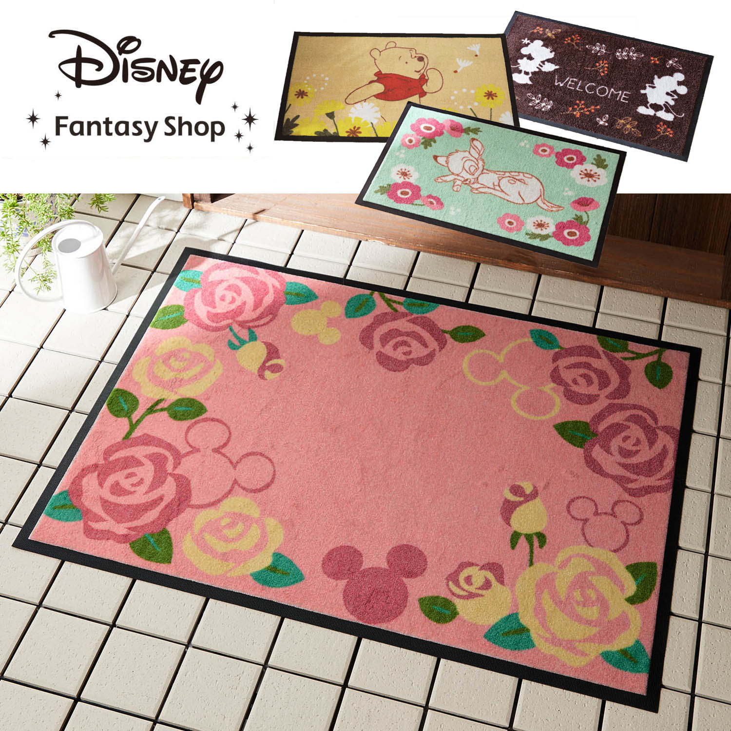 【ディズニー/Disney】花言葉泥落とし屋外玄関マット(選べるキャラクター) 【ディズニー/Disney】花言葉泥落とし屋外玄関マット(選べるキャラクター)