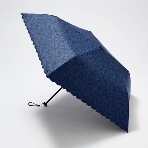 遮光素材の晴雨兼用コンパクト折りたたみ日傘