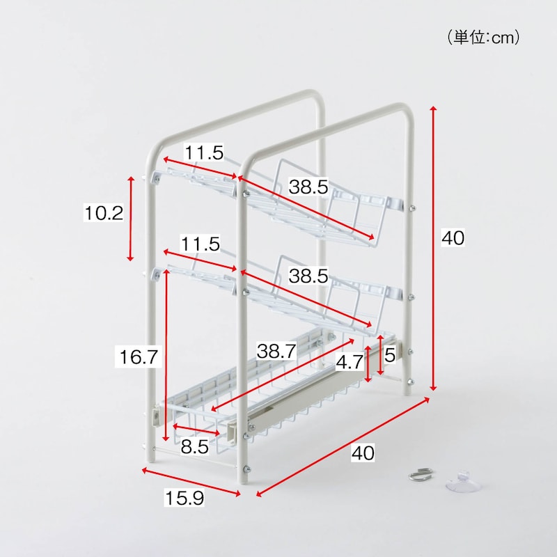 幅約16ｃｍ　ボトルラック