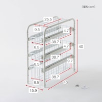 幅約16ｃｍ　３段