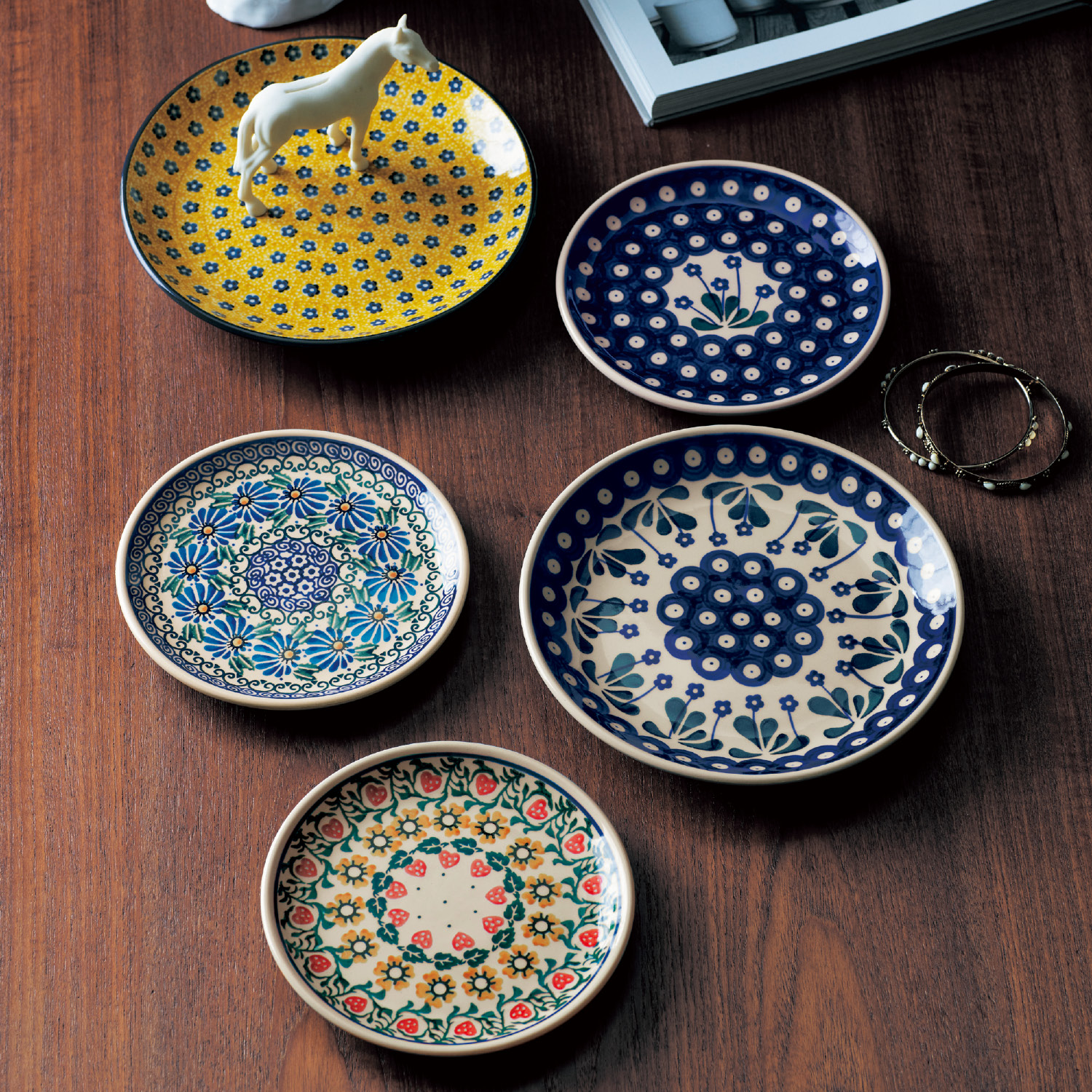 【ツェラミカ アルティスティッチナ/Ceramika Artystyczna】ポーランド製プレート 【食洗機/電子レンジ対応】