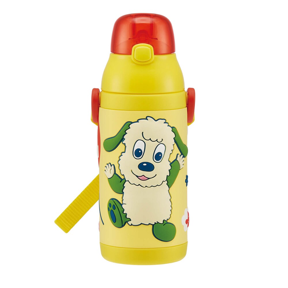 【いないいないばあっ!】いないいないばあっ! 立体ラバーがかわいいストローボトル 【380ml 保冷】