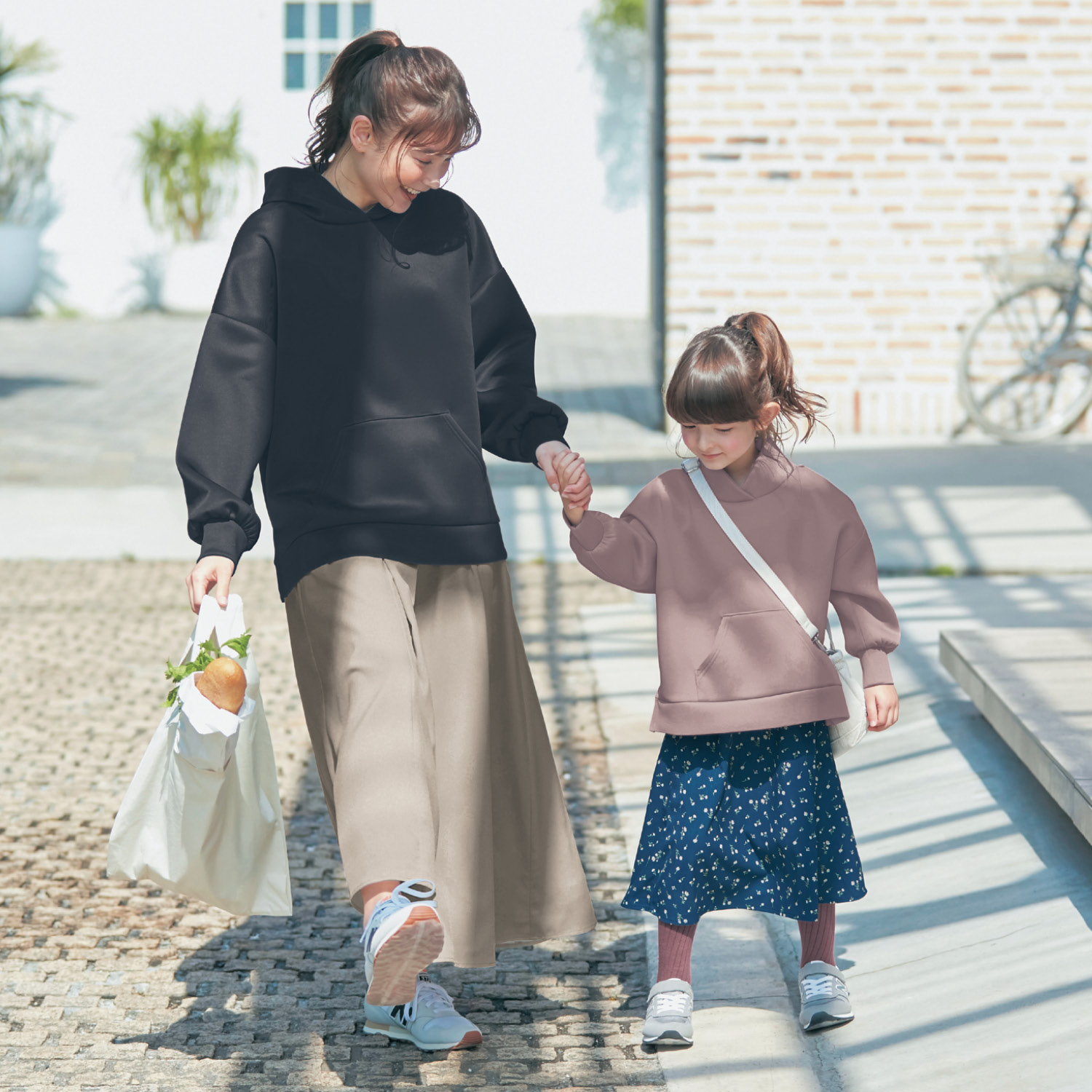 親子でおそろいフレアシルエット七分丈スカート 子供服 女の子 の通販 ベルメゾン 通販のベルメゾンネット 親子でおそろいフレアシルエット七分丈スカート 子供服 女の子 の通販 ベルメゾン 通販のベルメゾンネット