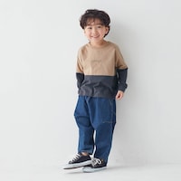 ベージュ／モデル身長107cm・110サイズ着用