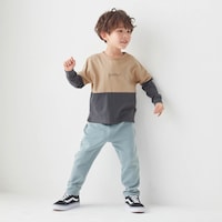 ベージュ／モデル身長107cm・110サイズ着用