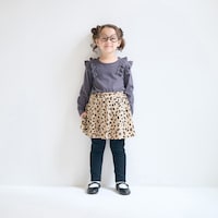 チャコール／モデル身長104.5cm・110サイズ着用