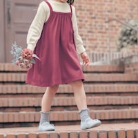 ダークピンク／モデル身長114.5cm・110サイズ着用