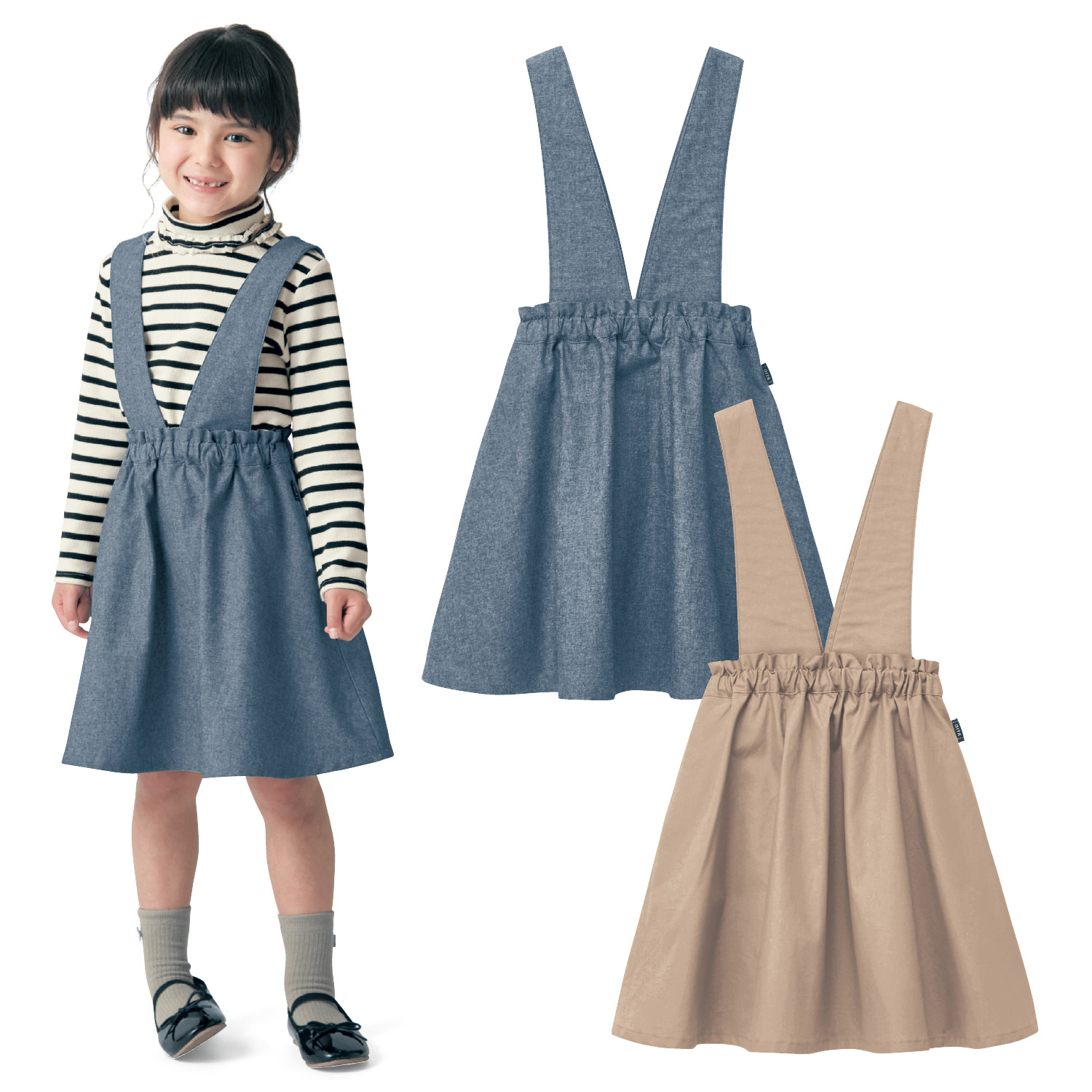 ジャンパースカート キッズの通販 通販のベルメゾンネット ジャンパースカート キッズの通販 通販のベルメゾンネット