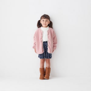 ネイビードット／モデル身長104.5cm・110サイズ着用