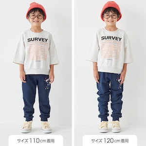 サイズ別着用比較／モデル身長111cm