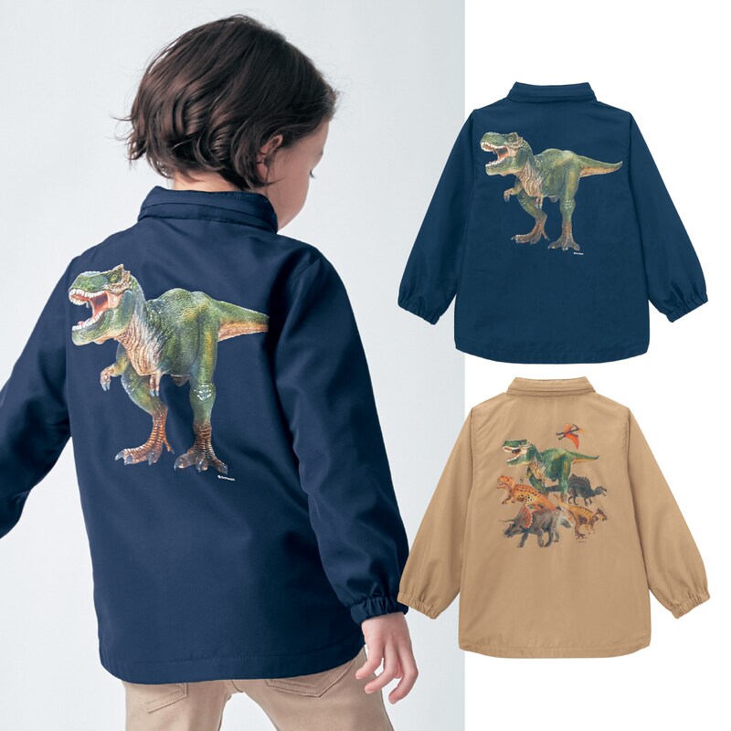 リアル恐竜プリントウィンドブレーカー 子供服 シュライヒ Schleich 通販のベルメゾンネット