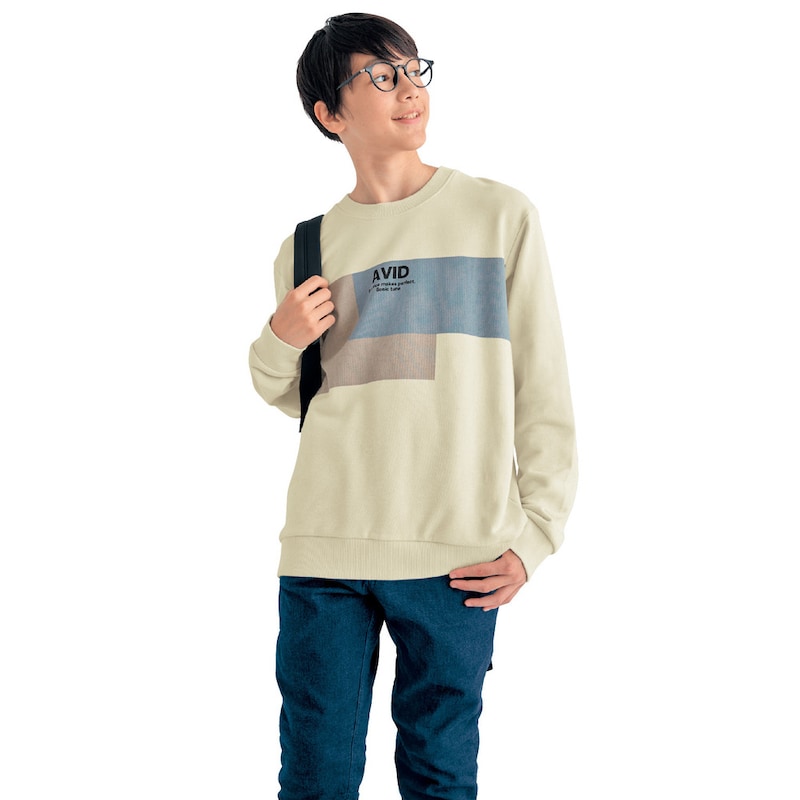 エクリュ（ＡＶＩＤロゴ）／モデル身長157cm・サイズ160