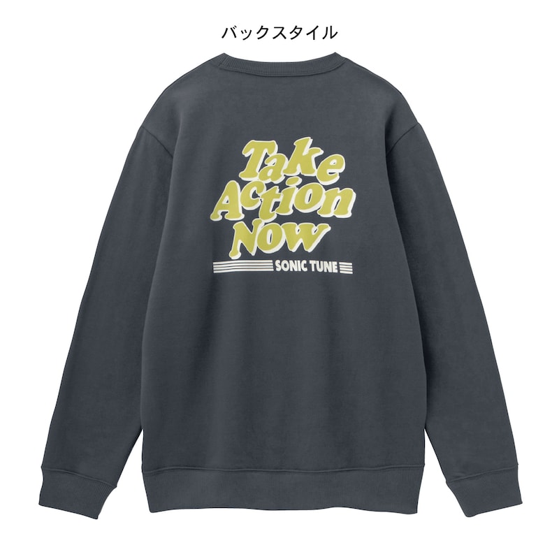 チャコールグレー／バックスタイル