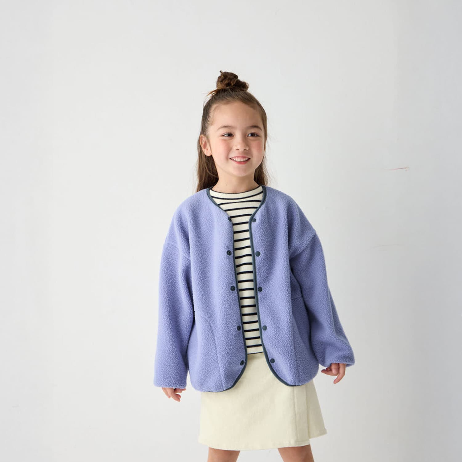 ブリストル  ブルゾン子供用 ☆SALE☆【撥水加工】チュールペプラムブルゾン（J105025