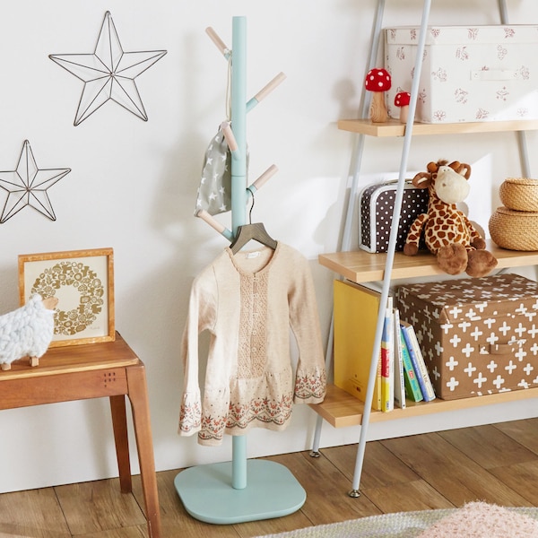 【ベルメゾン】3色から選べる ペールカラーのキッズポールハンガー