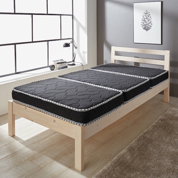 【ベルメゾン】繋ぎ目が気にならない!3分割ポケットコイルマットレス(ハイグレード・腰部硬めタイプ)