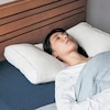 【ベルメゾン】横向き寝のことも考えた低めのロング枕 【柔らかな素材の枕カバー付き】