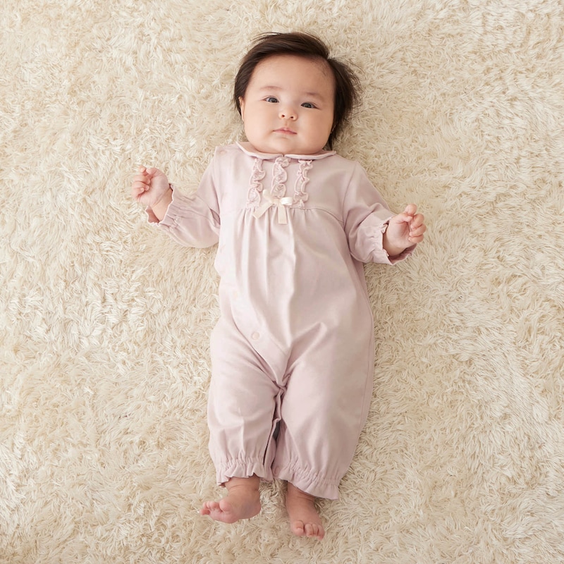 前開き ツーウェイオール 2枚セット(1枚おまけ付) 50～60 眠い
