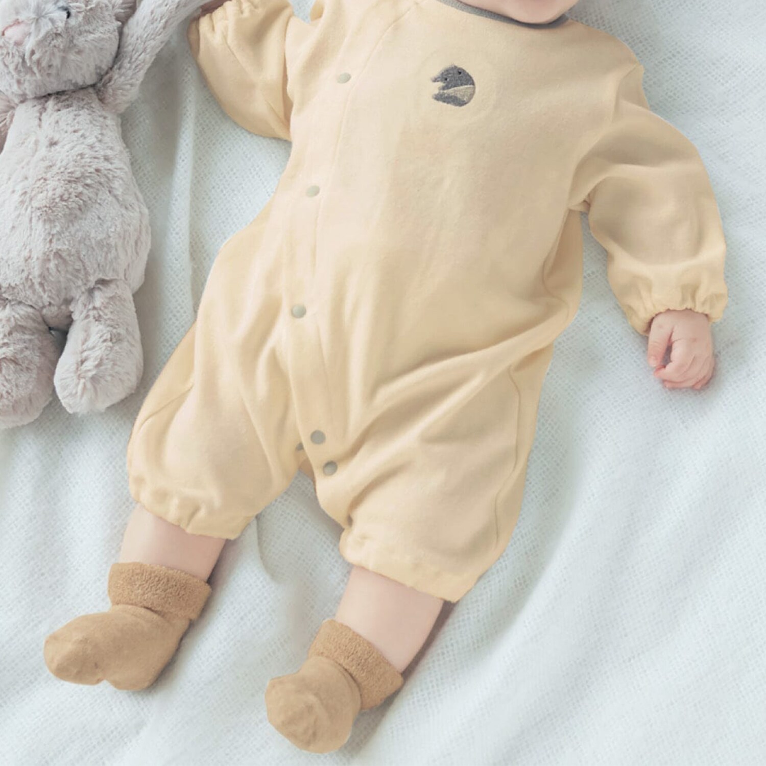 新生児 60 赤ちゃんちびオール ベビー服　Baby 女の子 綿100 新品