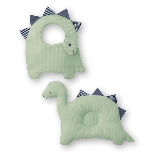 ふんわり柔らかなデザインまくら＆スタイセット
