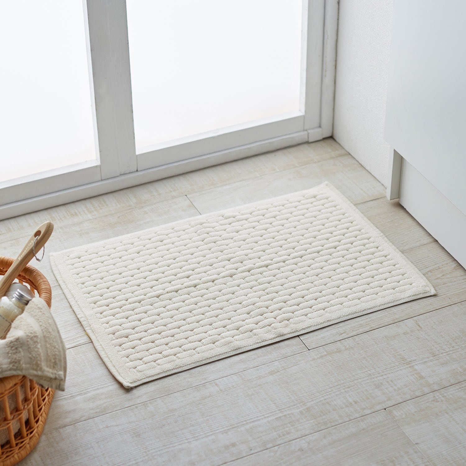 【ベルメゾン】抗菌防臭・ぽこぽこタオルバスマット 【ベルメゾン】抗菌防臭・ぽこぽこタオルバスマット