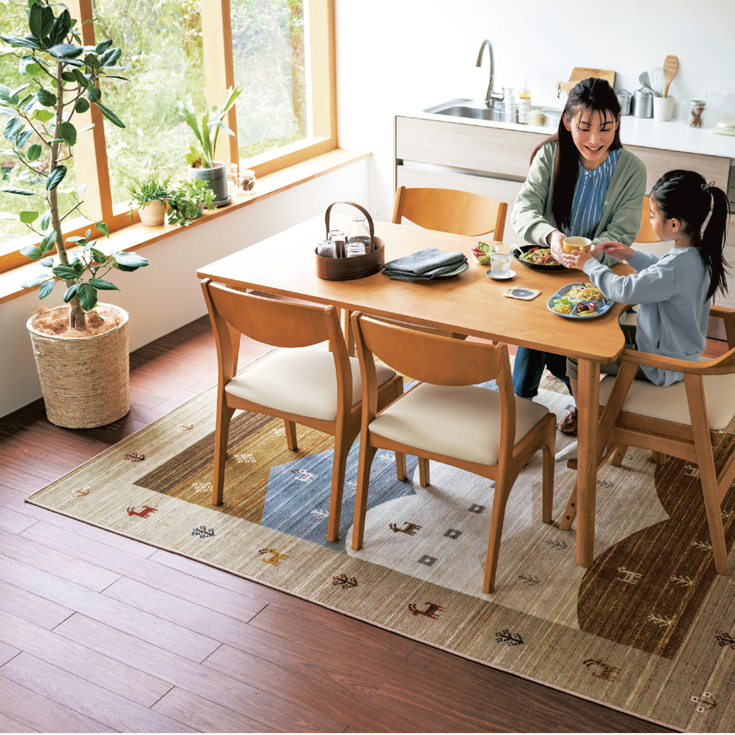 ダイニングラグの通販 通販のベルメゾンネット ダイニングラグの通販 通販のベルメゾンネット