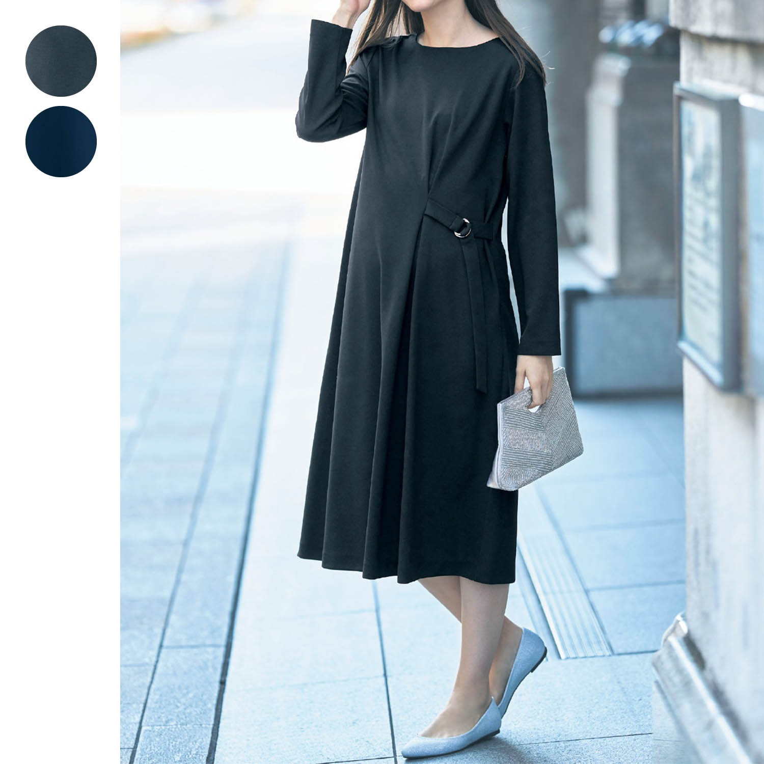 産後授乳にも便利 マタニティサイズアシメワンピース 産前 産後 フォーマル 通販のベルメゾンネット 産後授乳にも便利 マタニティサイズアシメワンピース 産前 産後 フォーマル 通販のベルメゾンネット