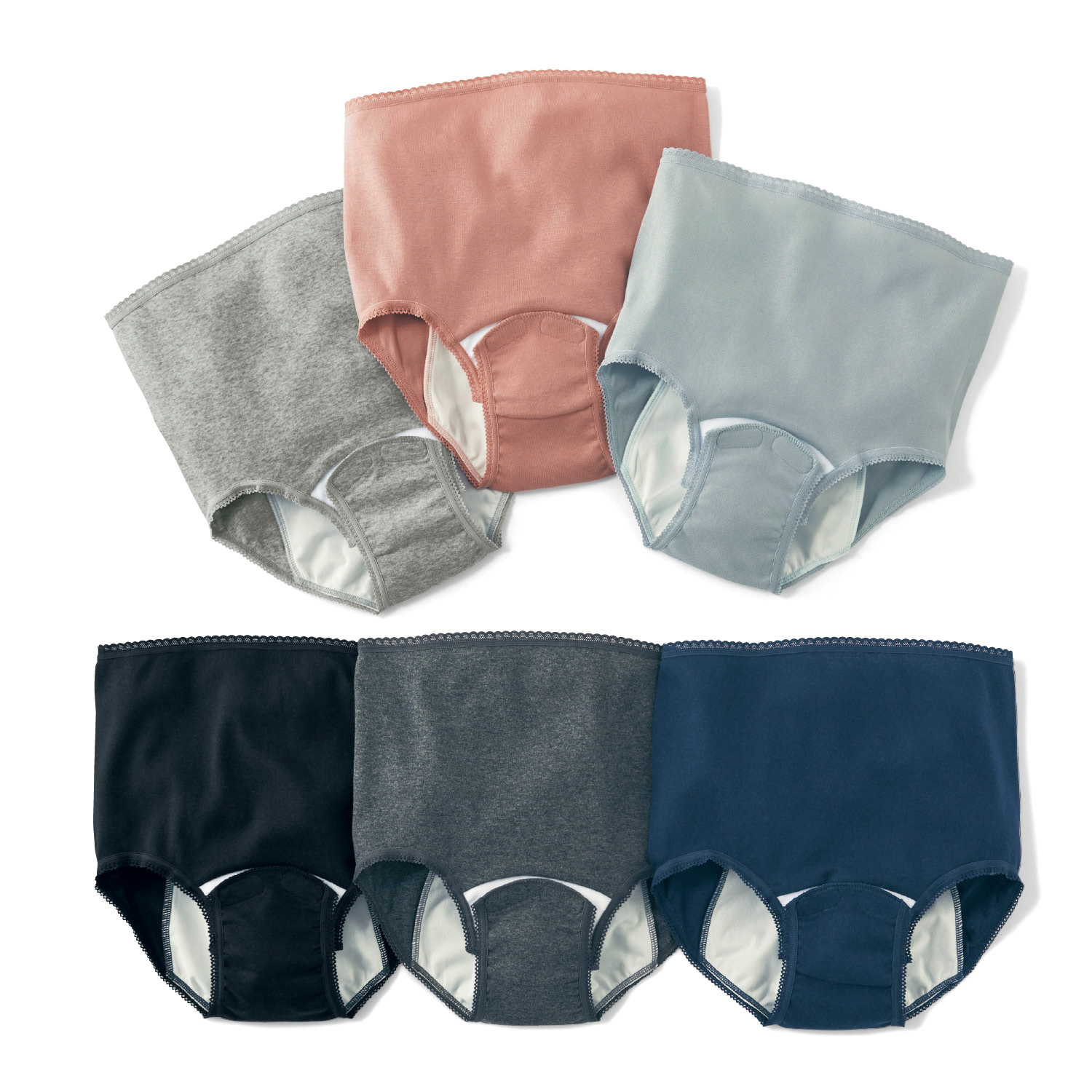 洗い替えに便利な綿素材産褥ショーツ3枚セット 【助産師お墨付き】