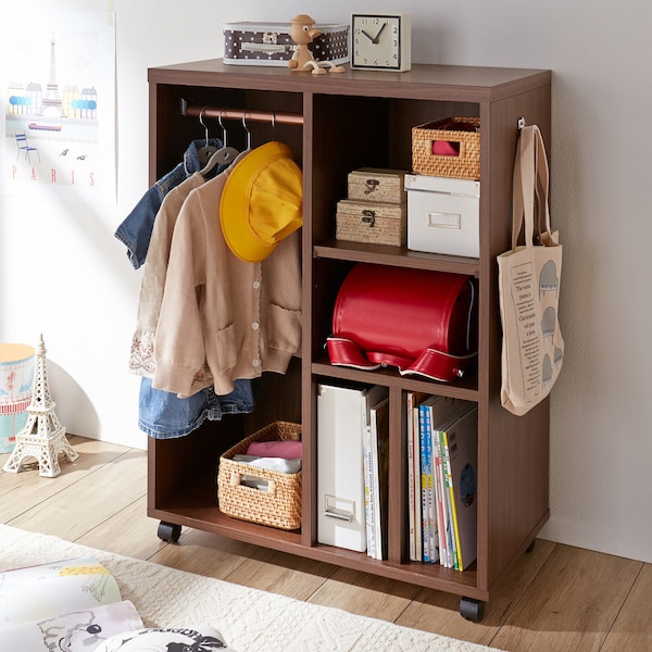 【ベルメゾン】ランドセルも置ける!キッズ収納ラック[日本製]