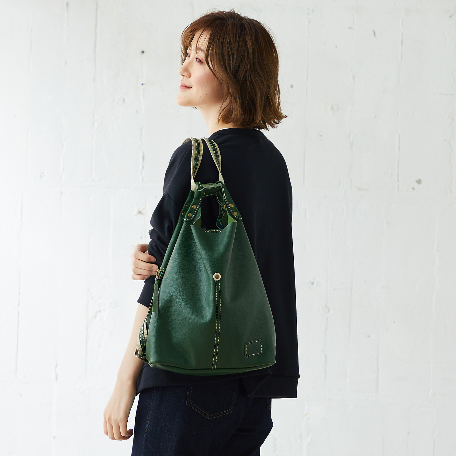 【レッセフェール/Laisser Faire】本革ショルダーバッグ(2WAY)