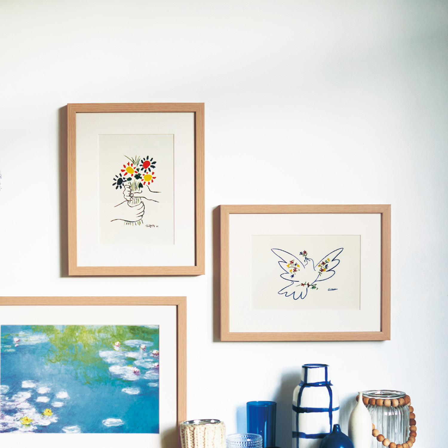 北欧調フレームに入ったピカソの名作アート 通販のベルメゾンネット 北欧調フレームに入ったピカソの名作アート 通販のベルメゾンネット