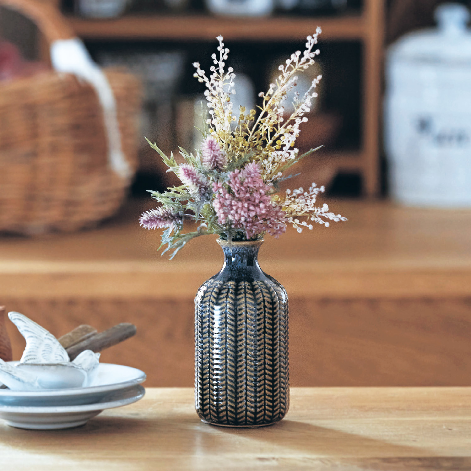 秋のフェイクフラワーブーケ 花瓶セット 通販のベルメゾンネット 秋のフェイクフラワーブーケ 花瓶セット 通販のベルメゾンネット