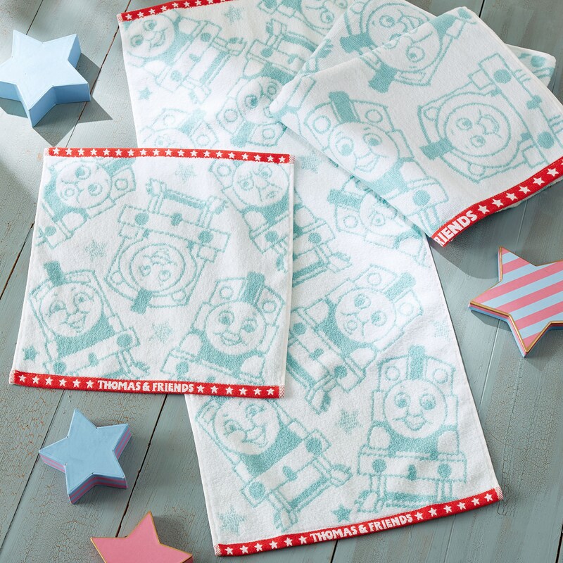 抗菌防臭 綿素材を使った無撚糸タオル きかんしゃトーマス きかんしゃトーマス 通販のベルメゾンネット