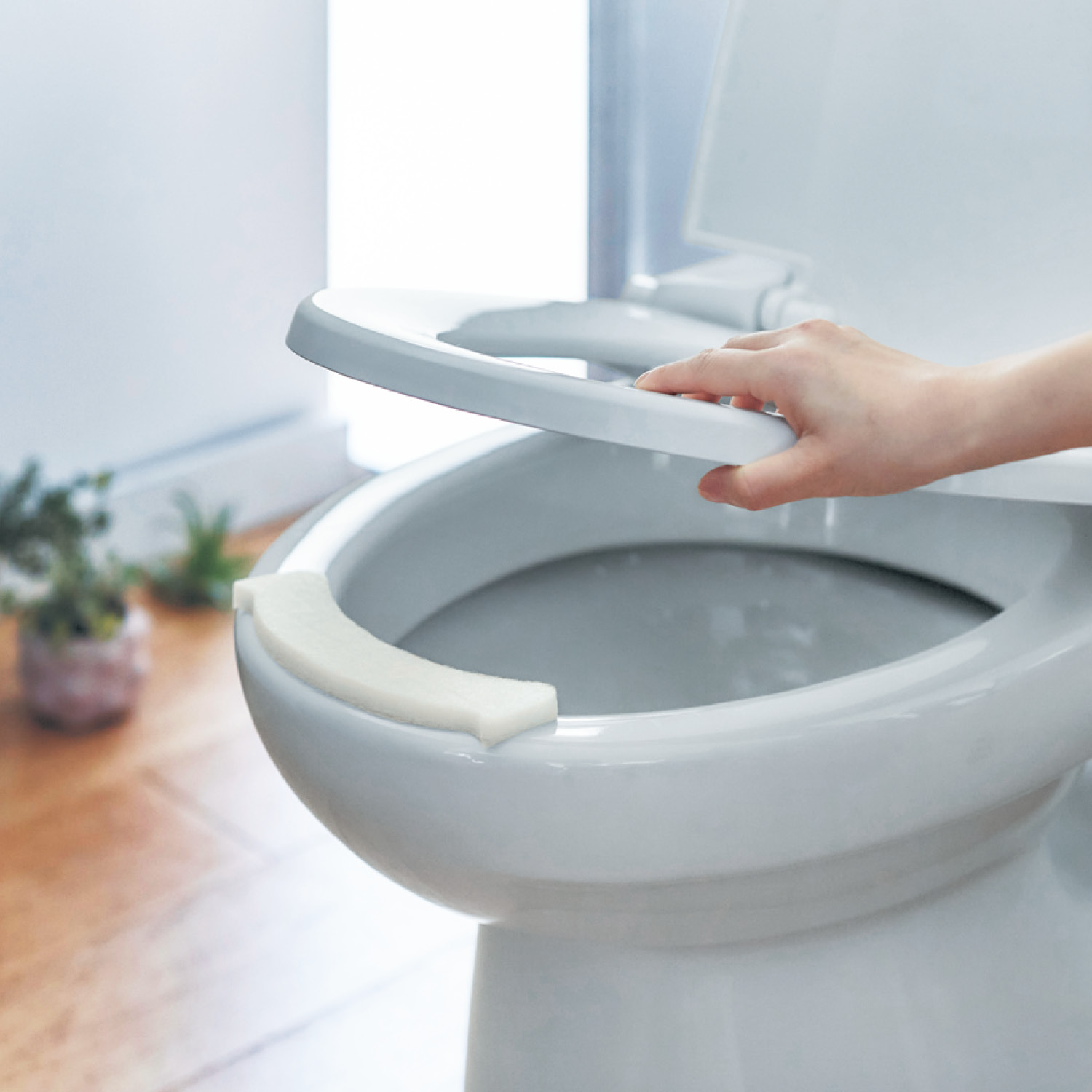 【ベルメゾン】おしっこ吸いとりパット 【便器と便座のすきまに貼るだけ】