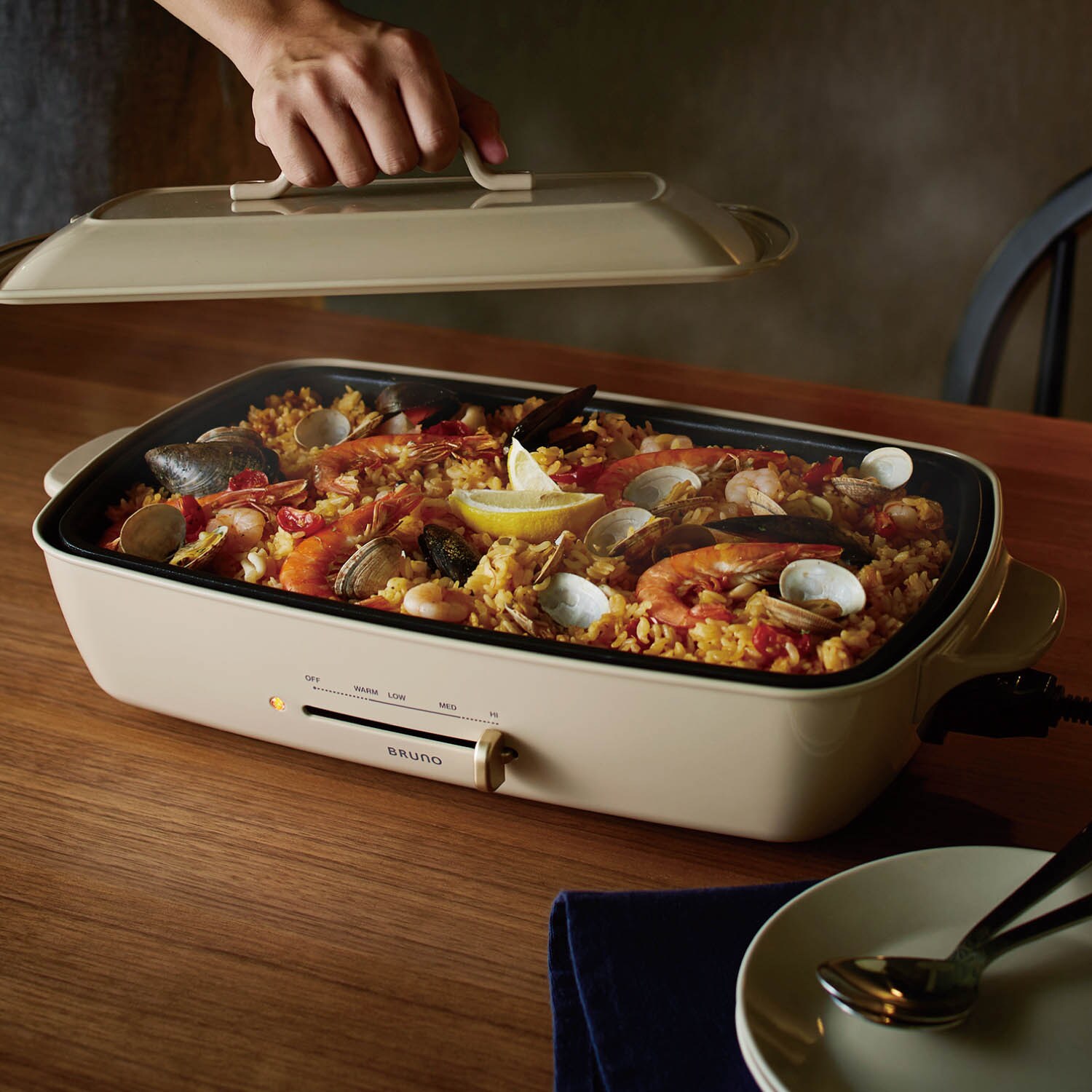 ブルーノ ホットプレート グランデサイズ ティンバーブラウン