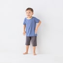 グレイッシュブルー×チャコール