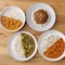 人気のカレー4種と白胡麻ご飯セット