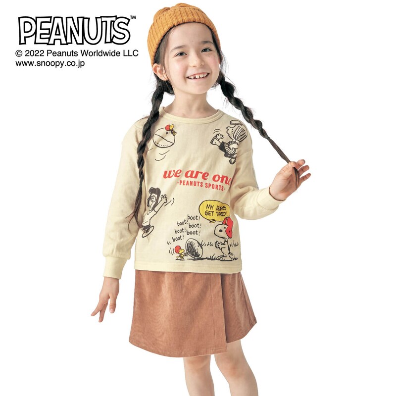 スヌーピー 長袖tシャツ 子供服 ピーナッツ Peanuts 通販のベルメゾンネット